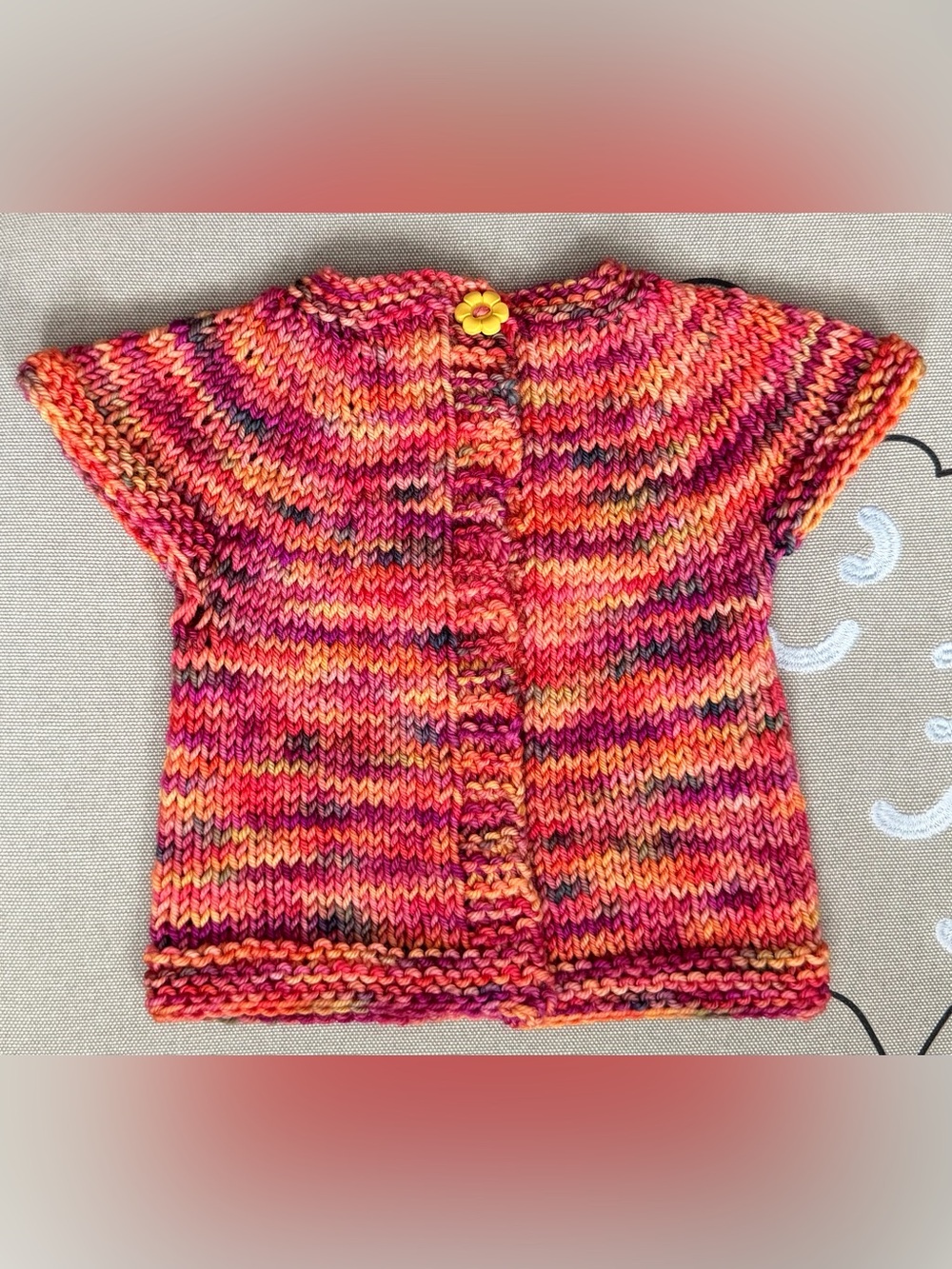 Handmade Tiny Coat Of Many Colors Cardigan